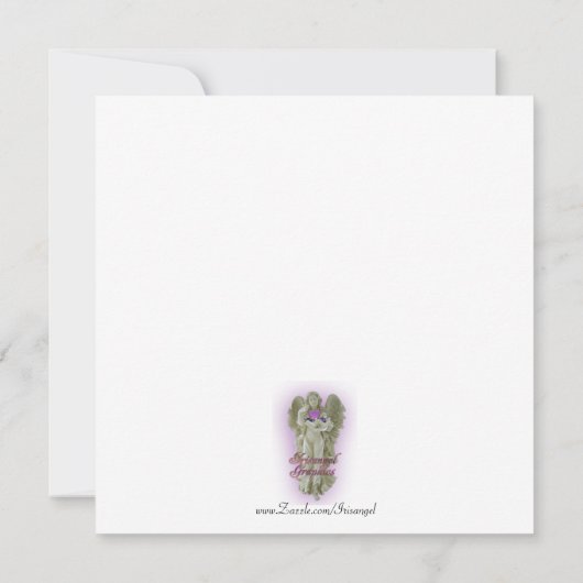 アイリッシュハープ結婚の日付を保存 セーブザデート (裏面)