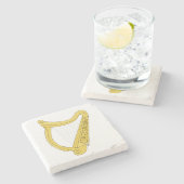 アイリッシュハープ ストーンコースター (横)