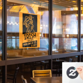 アイリッシュハーリングスポーツ ウィンドウサイン