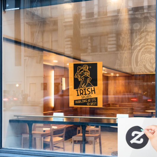 アイリッシュハーリングスポーツ ウィンドウサイン (カフェ窓)