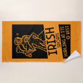 アイリッシュハーリングスポーツ ビーチタオル (正面)