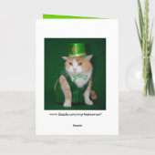 アイリッシュババ子猫賛美ズ カード (裏面)