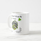 アイリッシュバンシー後を追マグ – 私の家族 コーヒーマグカップ (正面左)