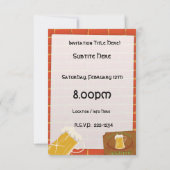 アイリッシュパブサイン 招待状 (裏面)