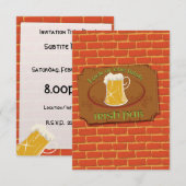 アイリッシュパブサイン 招待状 (正面/裏面)