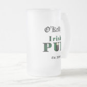 アイリッシュパブバー酒場フロストビールマググラス フロストグラスビールジョッキ (正面右)