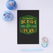 アイリッシュパブパーソナライズされたサイン チラシ (シングル)