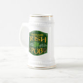 アイリッシュパブパーソナライズされたサイン ビールジョッキ (正面左)