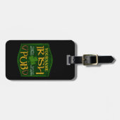 アイリッシュパブパーソナライズされたサイン ラゲッジタグ (正面横)