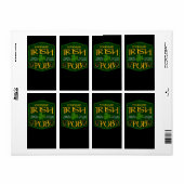 アイリッシュパブパーソナライズされたサイン ラベル (フルシート)