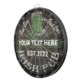 アイリッシュパブパーソナライズされたサインDartboard ダーツボード (正面右)