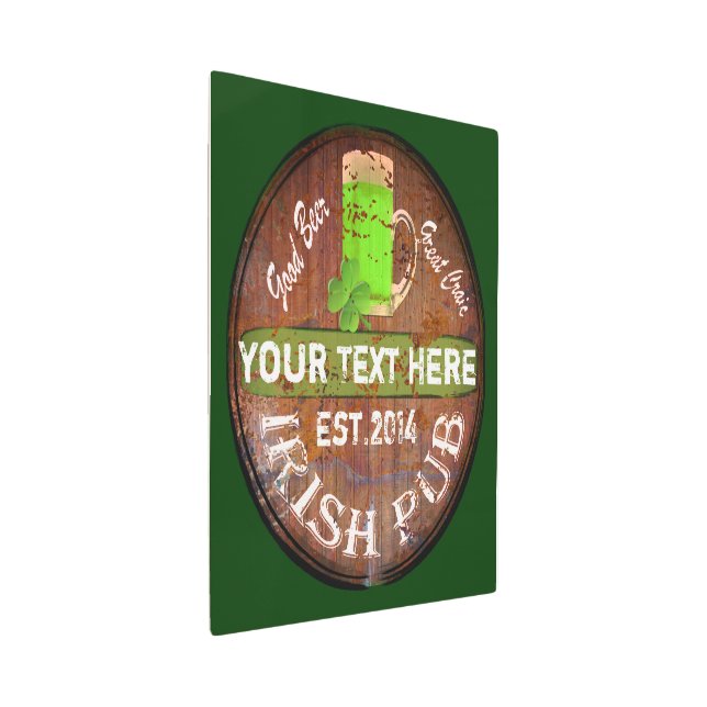 アイリッシュパブ看板 メタルプリント (3/4)