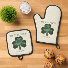 アイリッシュパブ 鍋つかみ&鍋敷きセット