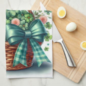 アイリッシュパーソナライズされたクローバーキッチンタオル キッチンタオル (四つ折り)