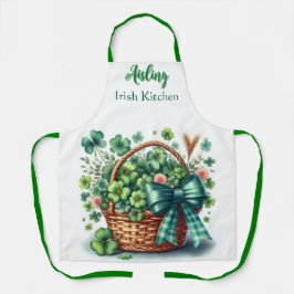 アイリッシュパーソナライズされたシャムロック エプロン