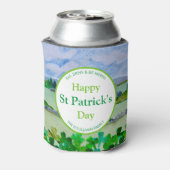 アイリッシュパーソナライズされたシャムロック 缶クーラー (缶裏面)