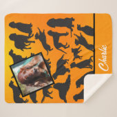 アイリッシュパーソナライズされたセッターパターンシェルパブランケット シェルパブランケット (正面(横))