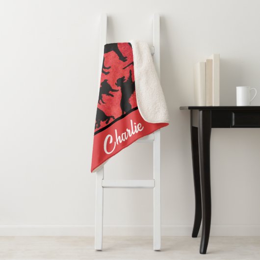 アイリッシュパーソナライズされたセッターパターンシェルパブランケット シェルパブランケット (インサイチュ)