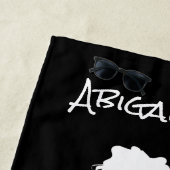 アイリッシュパーソナライズされたダンサー懸命シューダンス ビーチタオル (インサイチュ)