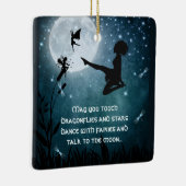 アイリッシュパーソナライズされたダンスで踊ってほしい セラミックオーナメント (右)