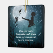 アイリッシュパーソナライズされたダンスで踊ってほしい セラミックオーナメント (左)