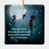 アイリッシュパーソナライズされたダンスで踊ってほしい セラミックオーナメント (正面)