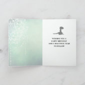 アイリッシュパーソナライズされたダンスビューティフルグリーンマンダラ カード (内部)