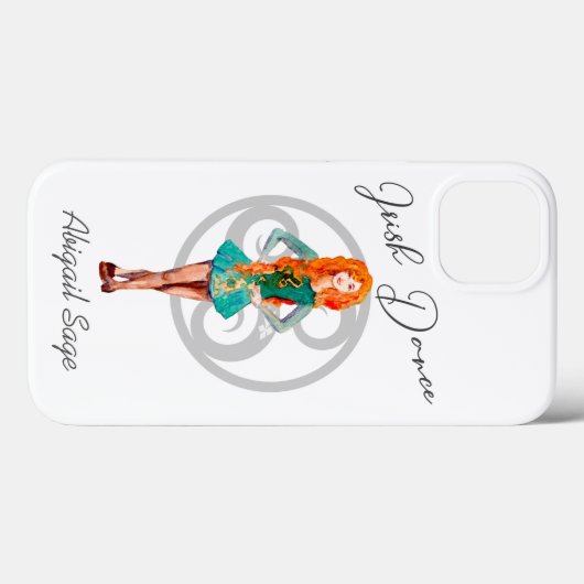 アイリッシュパーソナライズされたダンス懸命シューズケルト結び目模様 Case-Mate iPhoneケース (裏面 (横))