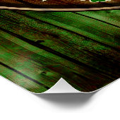 アイリッシュパーソナライズされたパブサインセントパトリックの日 ポスター (コーナー)