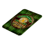 アイリッシュパーソナライズされたパブサインセントパトリックの日 マグネット (左側)