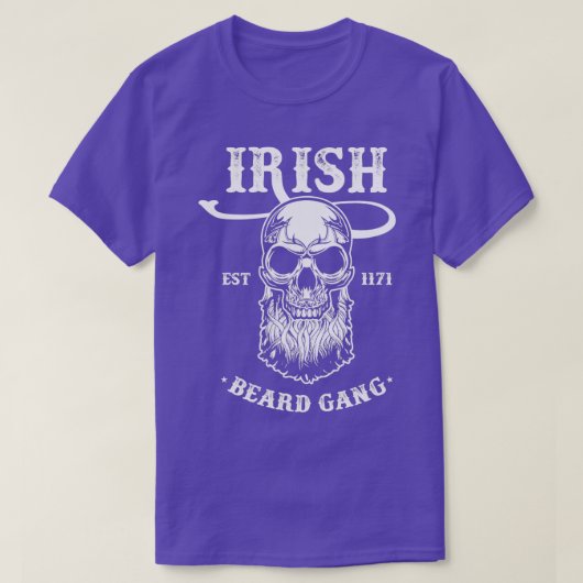 アイリッシュヒゲ集団シャツ3 Tシャツ (デザイン正面)