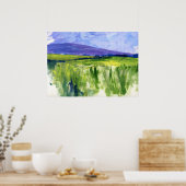 アイリッシュヒルサイ絵画ド ポスター (キッチン)