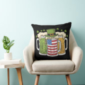 アイリッシュビアアイルランドUSA米国国旗セントパトリック クッション (椅子)