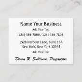 アイリッシュビジネスVIP - SRF 名刺 (裏面)