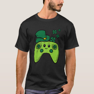 アイリッシュビデオゲームコントローラーセントパトリック・デイゲーマーB Tシャツ