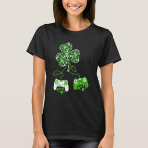 アイリッシュビデオゲームコントローラーセントパトリック・デイゲーマーB Tシャツ