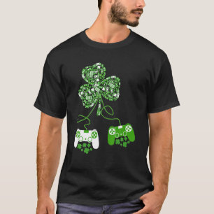 アイリッシュビデオゲームコントローラーセントパトリック・デイゲーマーB Tシャツ