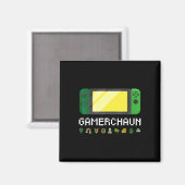 アイリッシュビデオゲームコントローラLeprechaun Boys St Pat マグネット (正面/裏面)