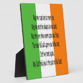 アイリッシュビーシング祈りの言葉 フォトプラーク (側面)