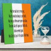 アイリッシュビーシング祈りの言葉 フォトプラーク (側面)