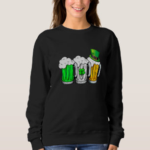 アイリッシュビールアイルランド国旗St pattys dayメンウィメンウーマンOu スウェットシャツ