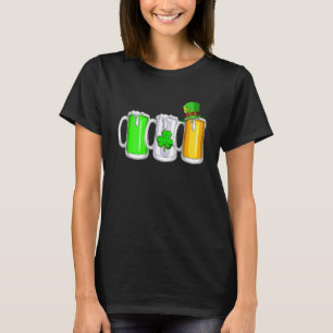 アイリッシュビールアイルランド国旗St pattys dayメンウィメンズSh Tシャツ