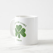 アイリッシュファミリーネームヴィンテージセルティックシャーロックカスタム コーヒーマグカップ (正面左)
