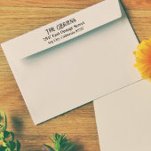 アイリッシュファミリーネーム&差出人住所ラバースタンプ ラバースタンプ