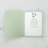 アイリッシュファームハウス |グリーンバーン |誕生日カード カード (内部)