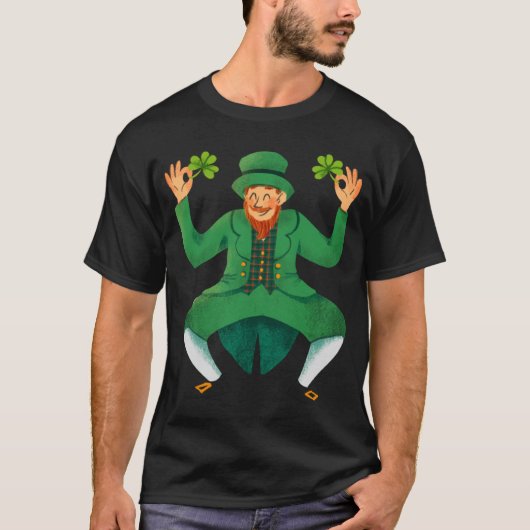 アイリッシュフォーカルグリディダンスSt patricks dayボーイズG Tシャツ (正面)