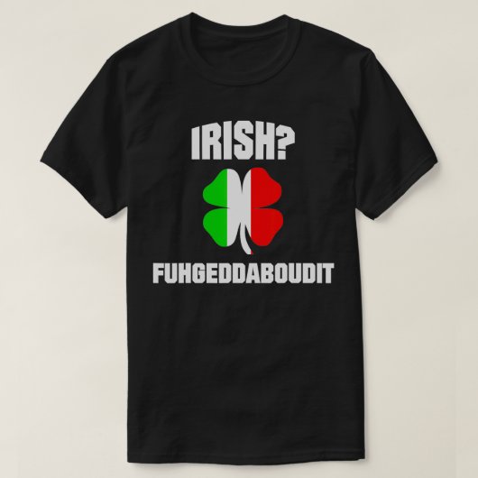 アイリッシュフゲダボディットSt patricks dayイタリアンアメリ Tシャツ (デザイン正面)