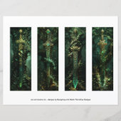 アイリッシュブックマーク、ケルト刀ブックマークs16 (正面)