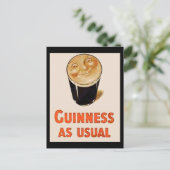 アイリッシュブラックビール ポストカード (スタンド正面)