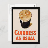 アイリッシュブラックビール ポストカード (正面/裏面)